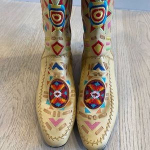 Susan Bennis/Warren Edwards Cowboy boots. Sz 7 1/2